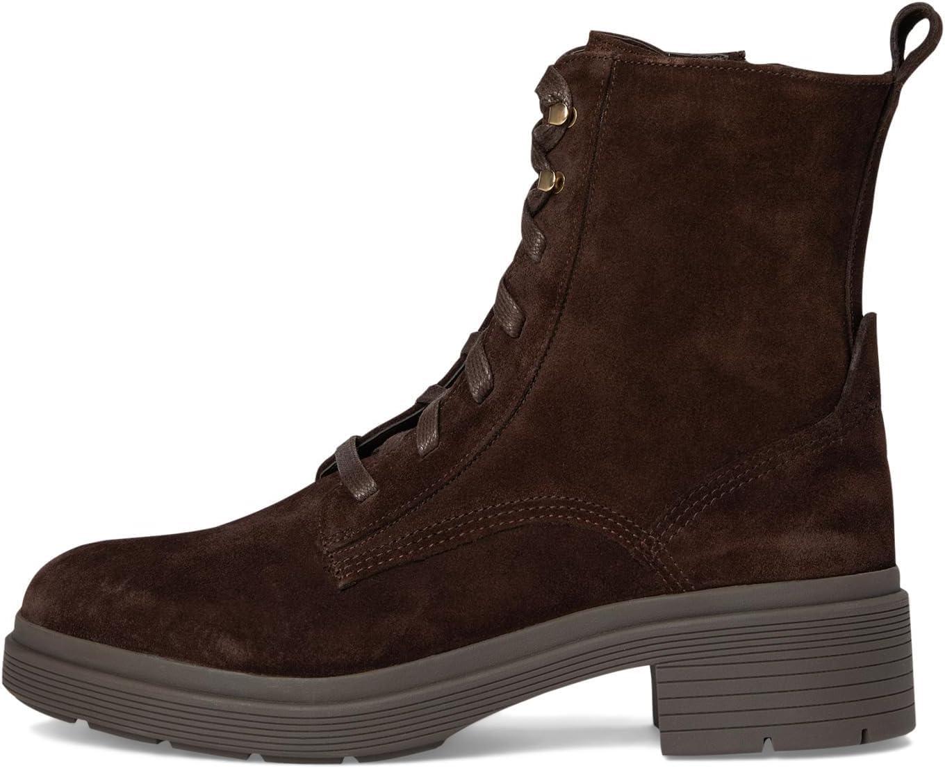 imageCole Haan Womens Cherise Laceup Lug BootsDk Choco Sde Wp