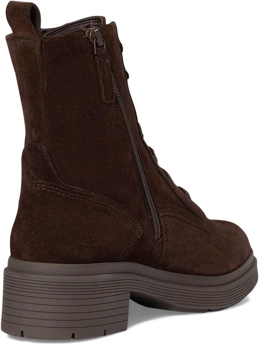 imageCole Haan Womens Cherise Laceup Lug BootsDk Choco Sde Wp