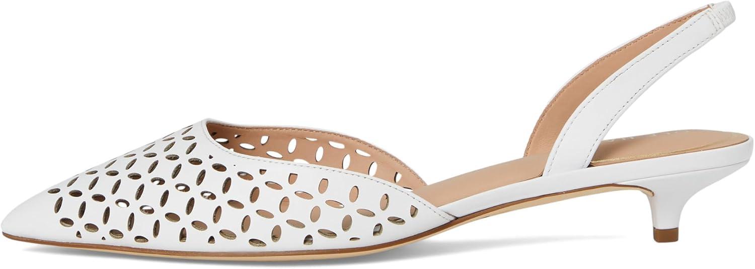 imageCole Haan Womens Gilda PumpsWhite Perf Ltr