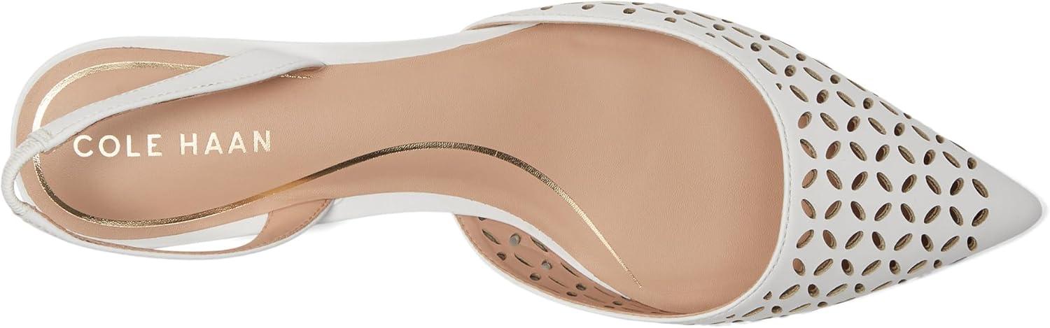 imageCole Haan Womens Gilda PumpsWhite Perf Ltr