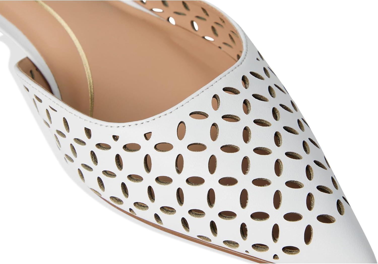 imageCole Haan Womens Gilda PumpsWhite Perf Ltr