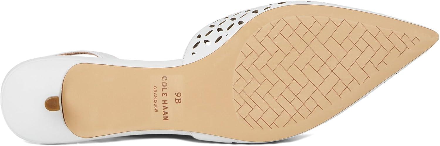 imageCole Haan Womens Gilda PumpsWhite Perf Ltr