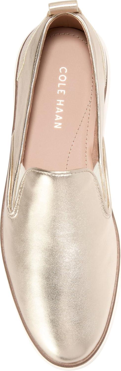 imageCole Haan Womens Grand Ambition 20 Galena LoafersSoft Gold Lthr