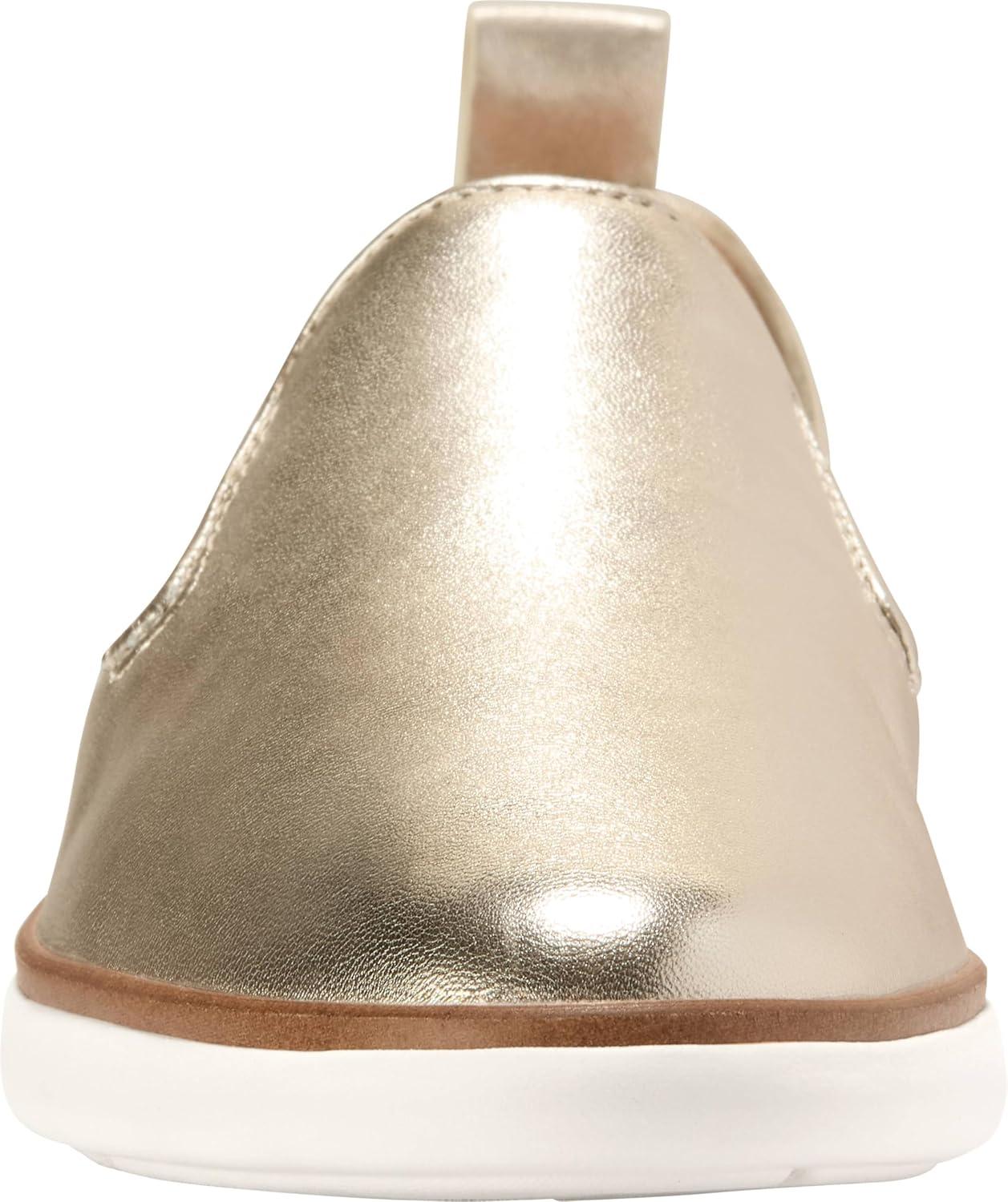 imageCole Haan Womens Grand Ambition 20 Galena LoafersSoft Gold Lthr