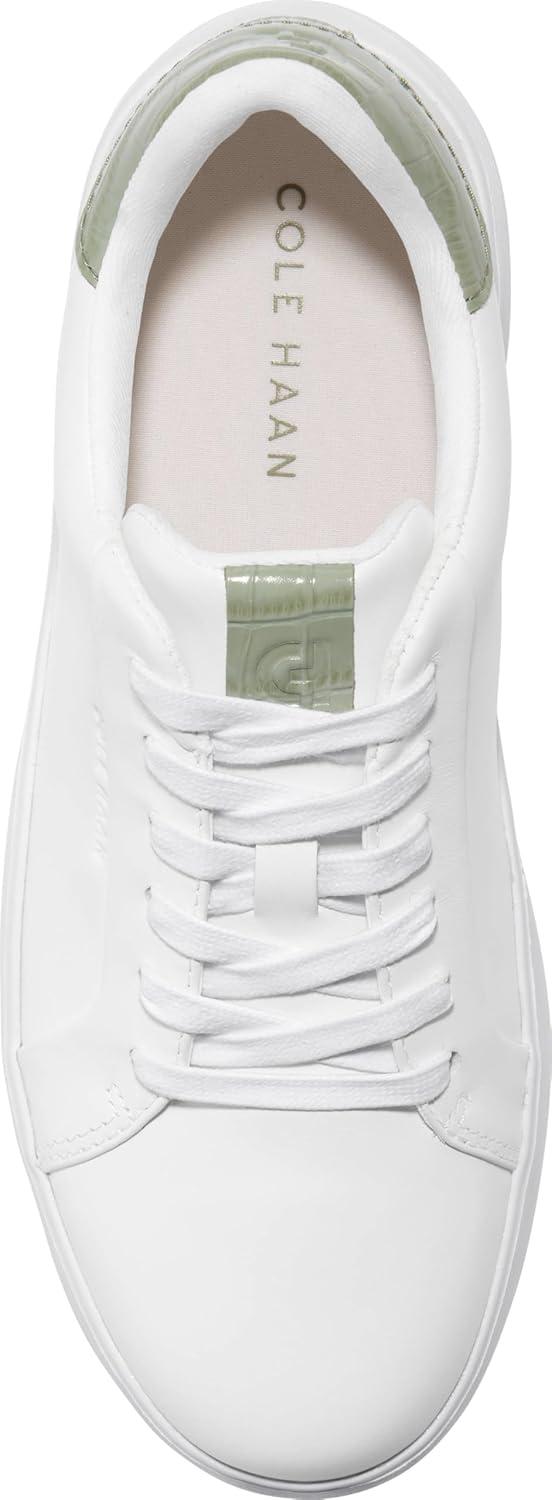 imageCole Haan Womens Grand Crosscourt Joy Platform SneakersWhiteGrn Crc Prt
