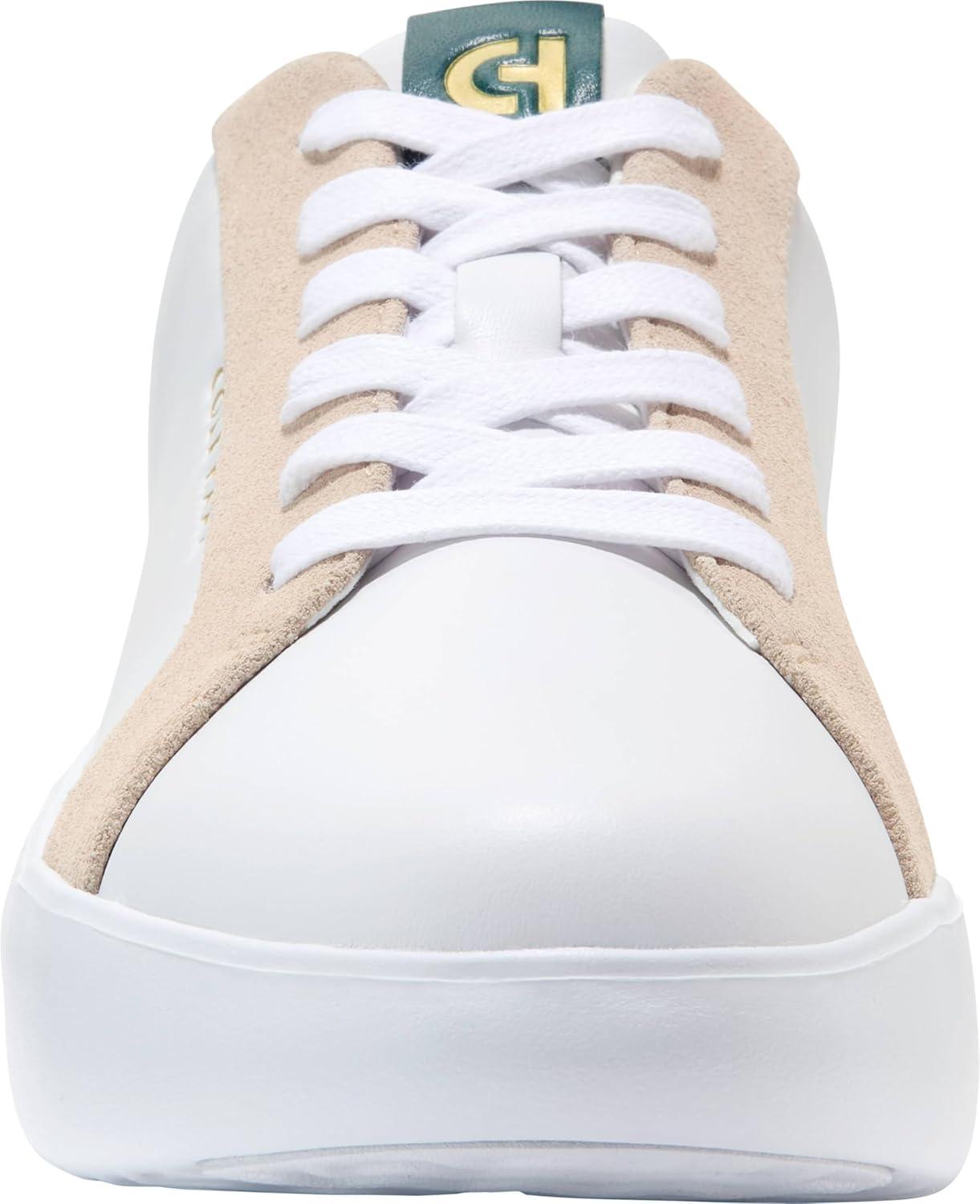 imageCole Haan Womens Grand Crosscourt Joy Platform SneakersWhtCh OatLeo Prt