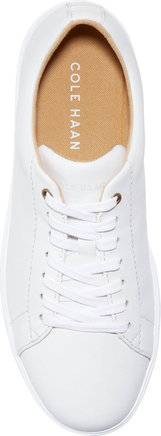 imageCole Haan Womens Grand Crosscourt Leather SneakersBright WhiteWhite