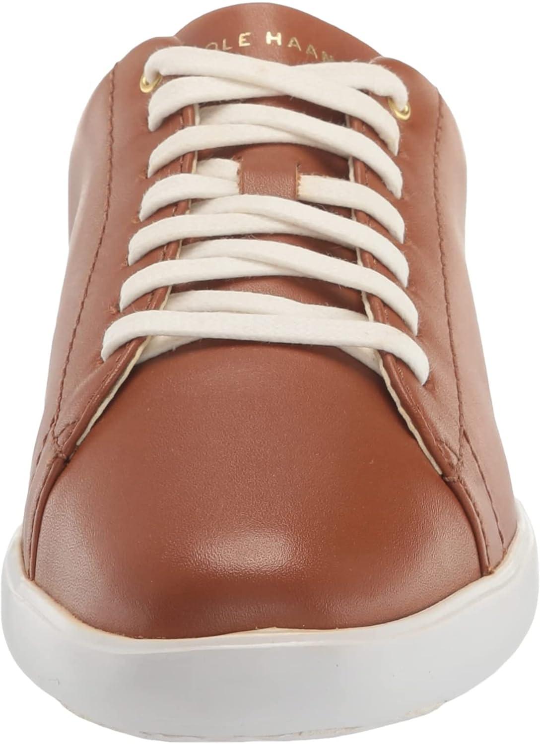 imageCole Haan Womens Grand Crosscourt Leather SneakersPecan Leather