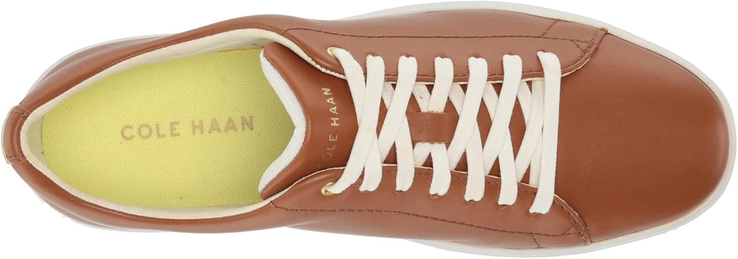 imageCole Haan Womens Grand Crosscourt Leather SneakersPecan Leather