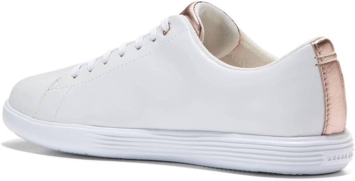 imageCole Haan Womens Grand Crosscourt Leather SneakersWhtRose Gold