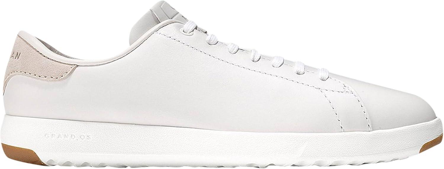 imageCole Haan Womens GrandPro Tennis Leather Lace OX Fashion SneakerOptic WhiteOptic White