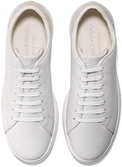 imageCole Haan Womens GrandPro Tennis Leather Lace OX Fashion SneakerOptic WhiteWht