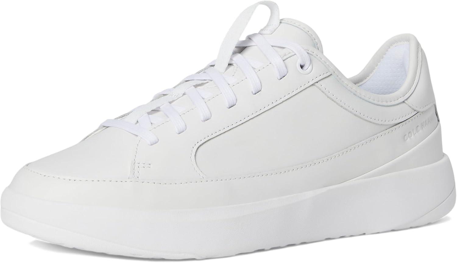 imageCole Haan Womens Grandpro All Day Leather Court SneakersOpt WhtOpt Wht
