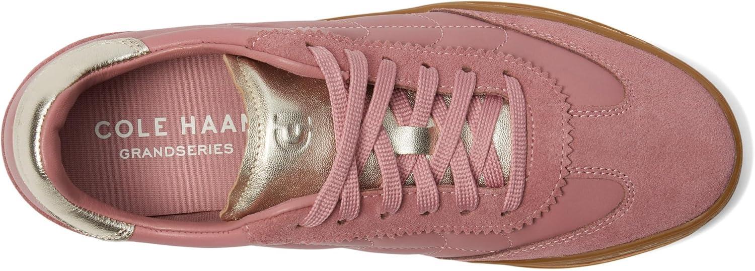 imageCole Haan Womens Grandpro Breakaway SneakersLight RoseSuedeGold Talca