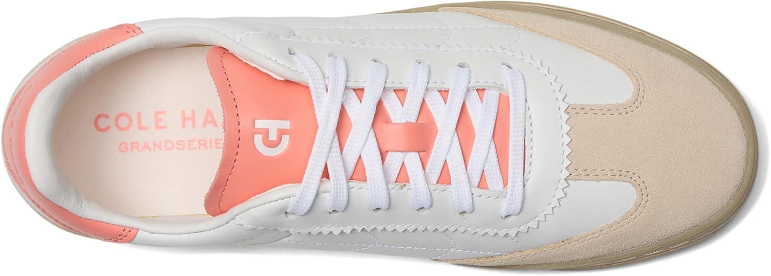 imageCole Haan Womens Grandpro Breakaway SneakersWhiteOat SuedeDesert Flower Suede