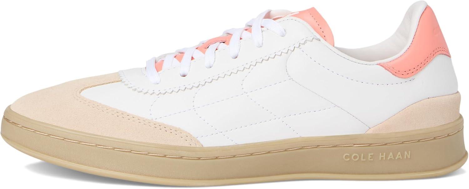 imageCole Haan Womens Grandpro Breakaway SneakersWhiteOat SuedeDesert Flower Suede