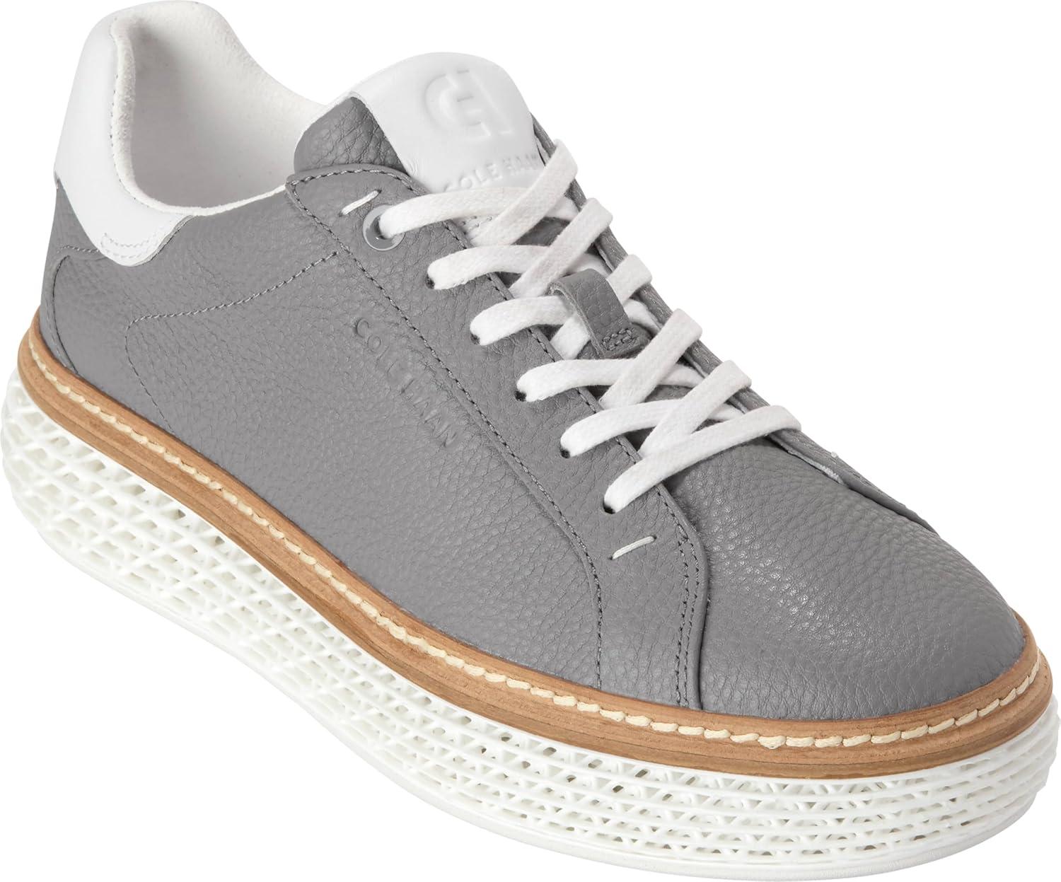 imageCole Haan Womens Grandpro Court Skyweave SneakersFrost GrayWhite