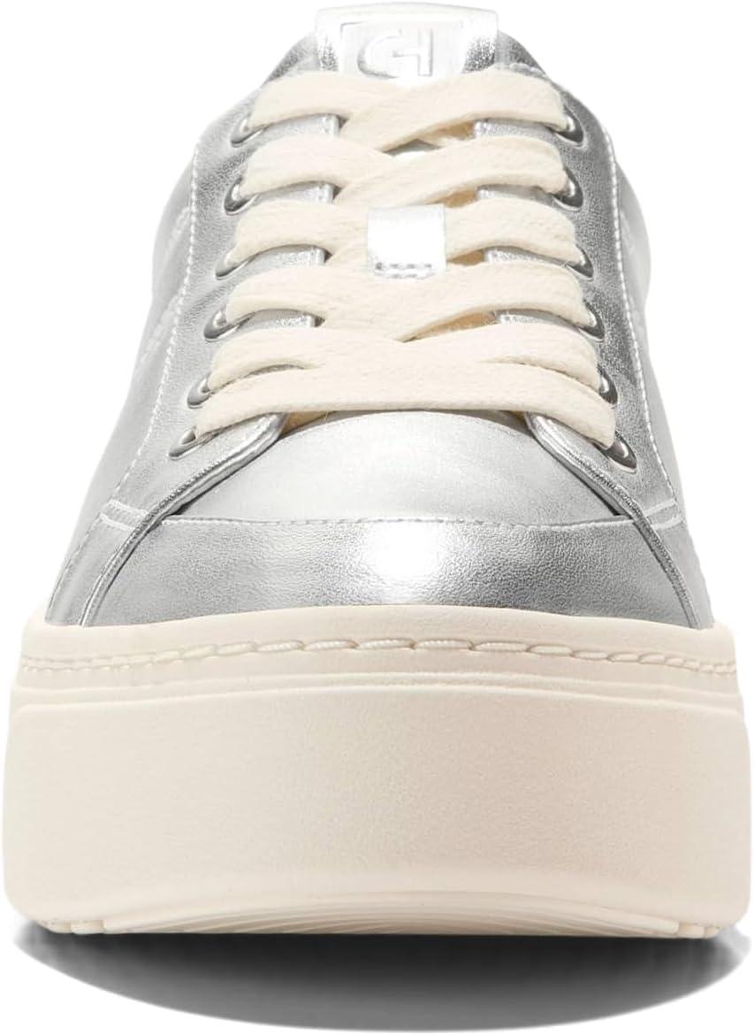 imageCole Haan Womens Grandpro Max Platform SneakerSilver MtlcIv