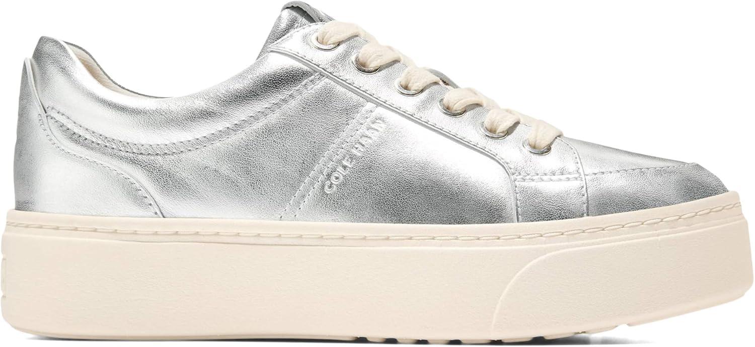 imageCole Haan Womens Grandpro Max Platform SneakerSilver MtlcIv
