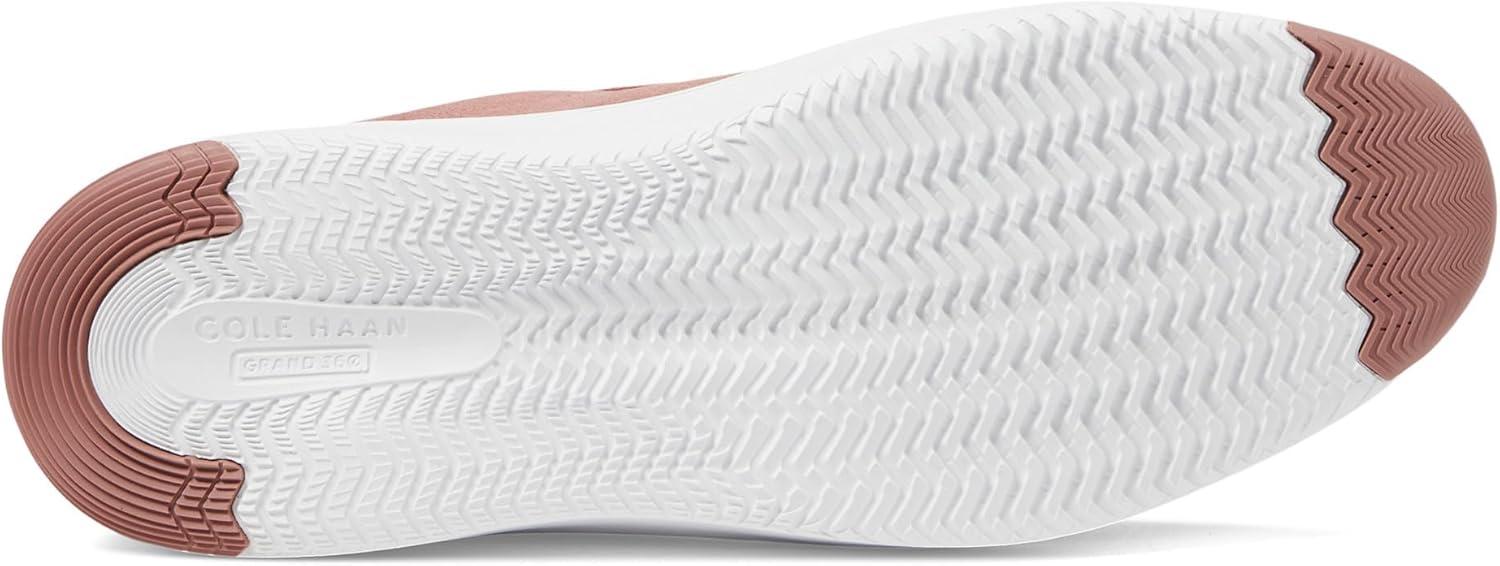 imageCole Haan Womens Grandpro Topspin Triple Strap SneakersRouge SuedeWhi