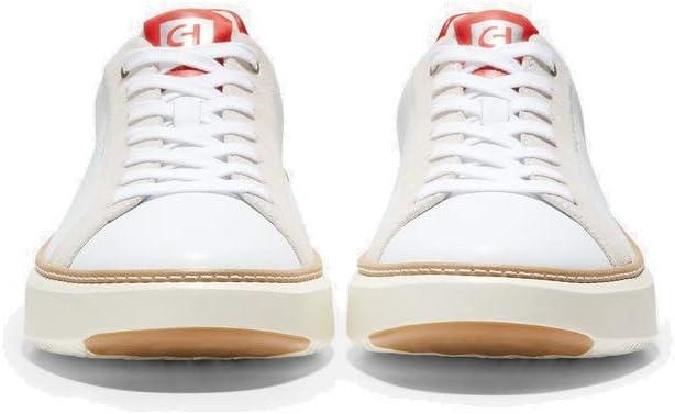 imageCole Haan Womens Grandpro Topspin Waterproof Golf Shoes SneakerOptic WhiteMolten Lava