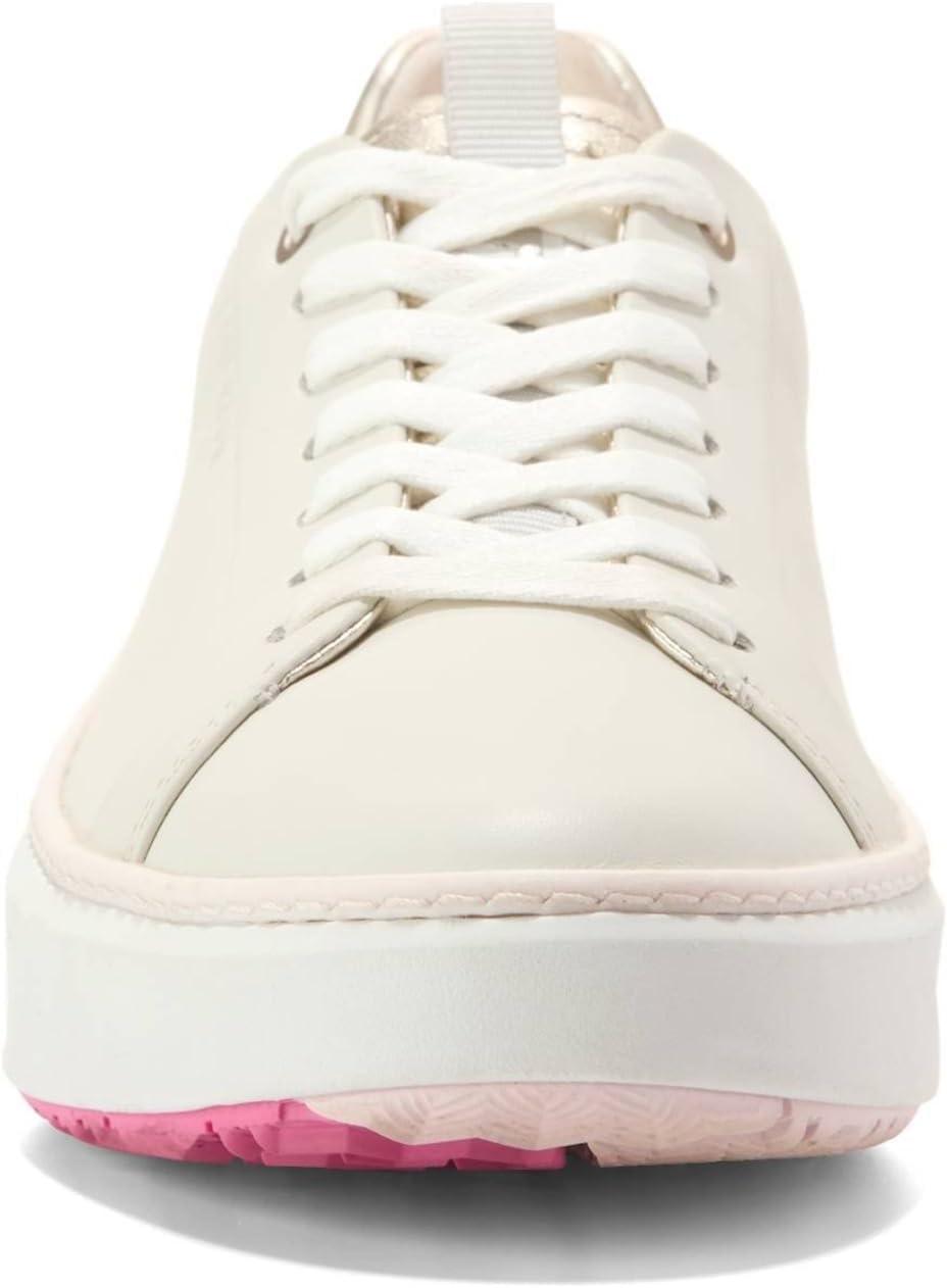 imageCole Haan Womens Grandpro Topspin Waterproof Golf Shoes SneakerSilver BirchCarinariaOptic White