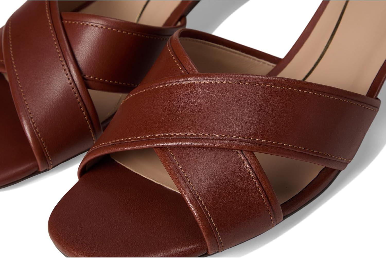 imageCole Haan Womens Landon Sandals 40mmCh Dk Cuoio Ltr