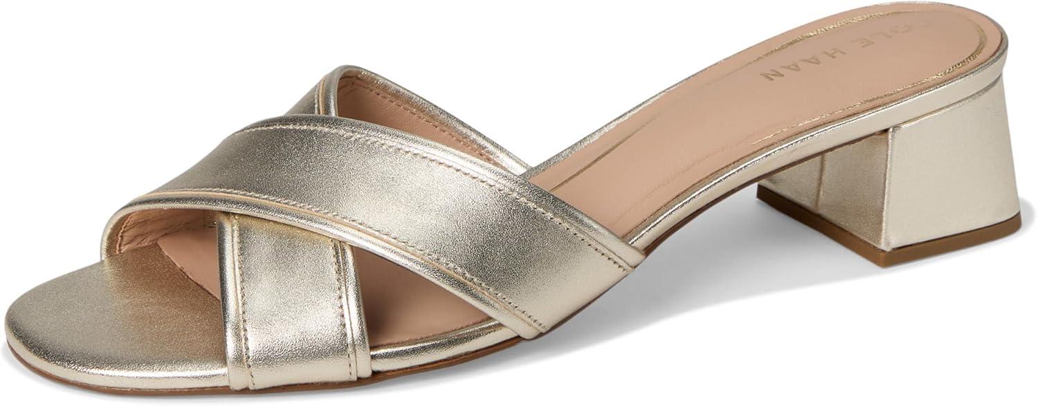 imageCole Haan Womens Landon Sandals 40mmSoft Gold Ltr