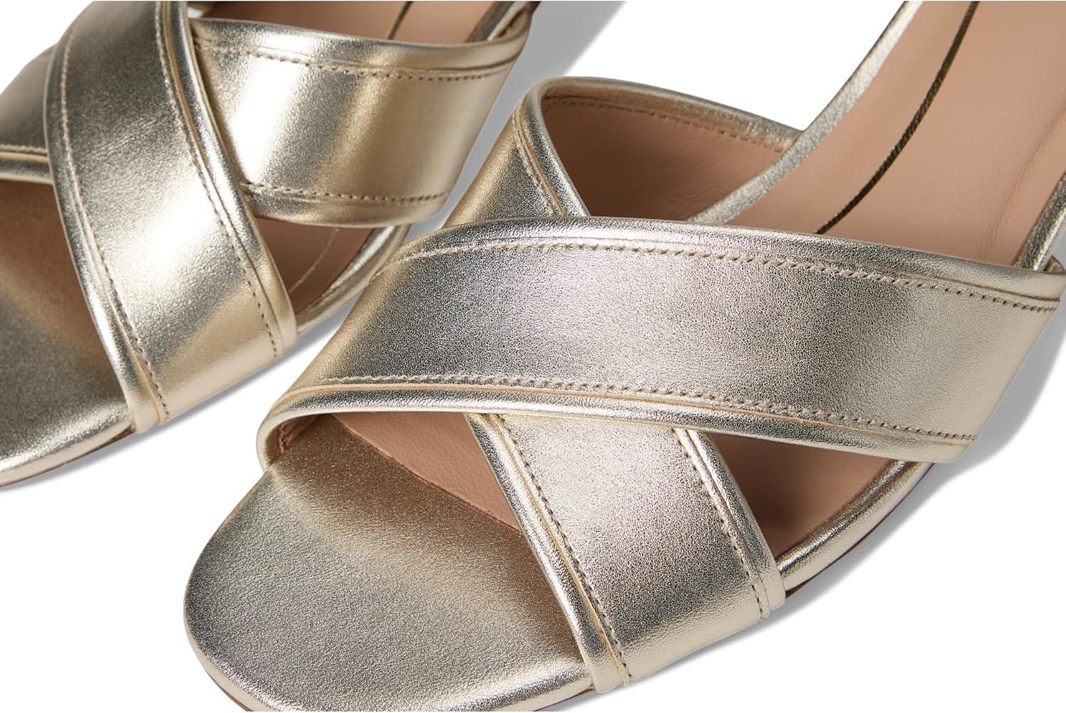 imageCole Haan Womens Landon Sandals 40mmSoft Gold Ltr