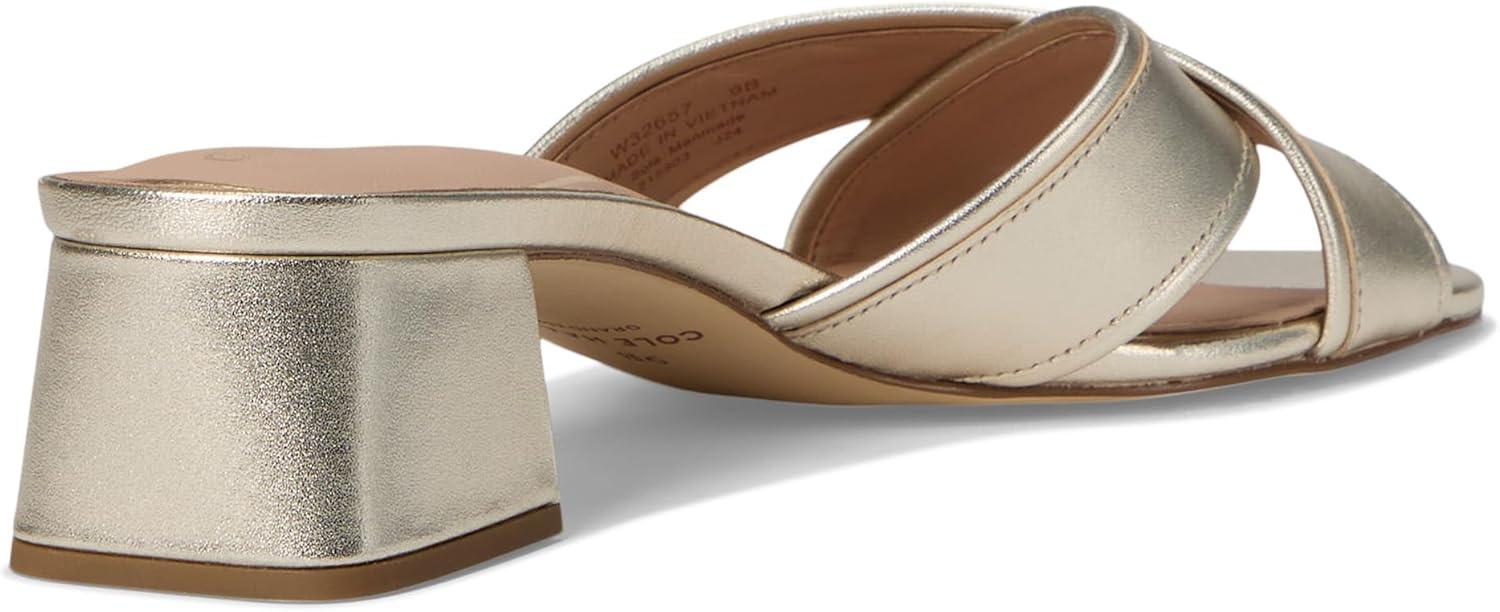 imageCole Haan Womens Landon Sandals 40mmSoft Gold Ltr