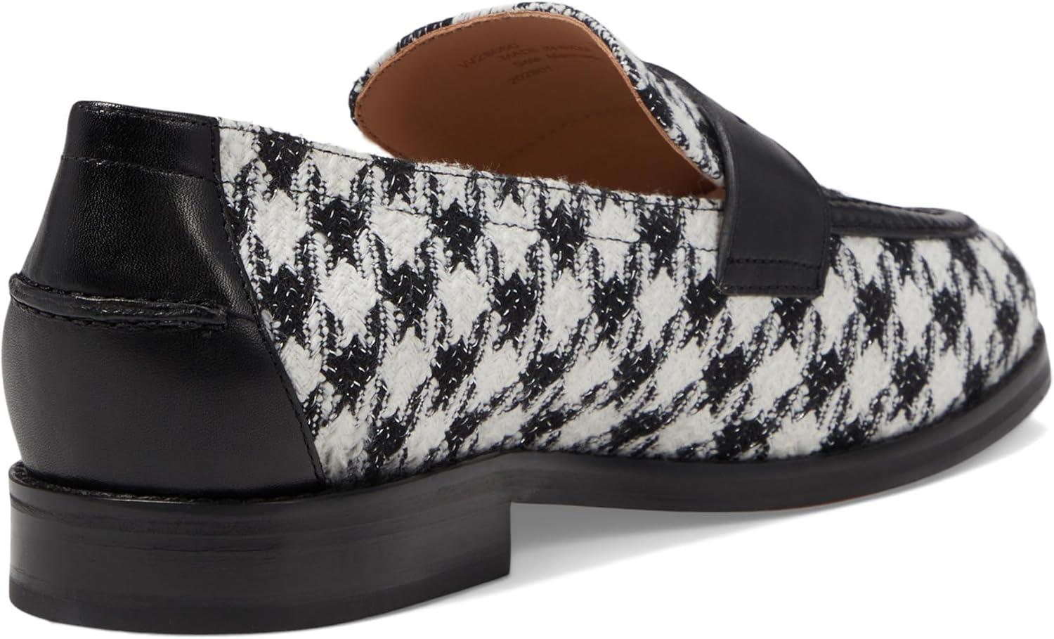 imageCole Haan Womens Lux Pinch Penny LoaferMetallic Houndstooth Textile