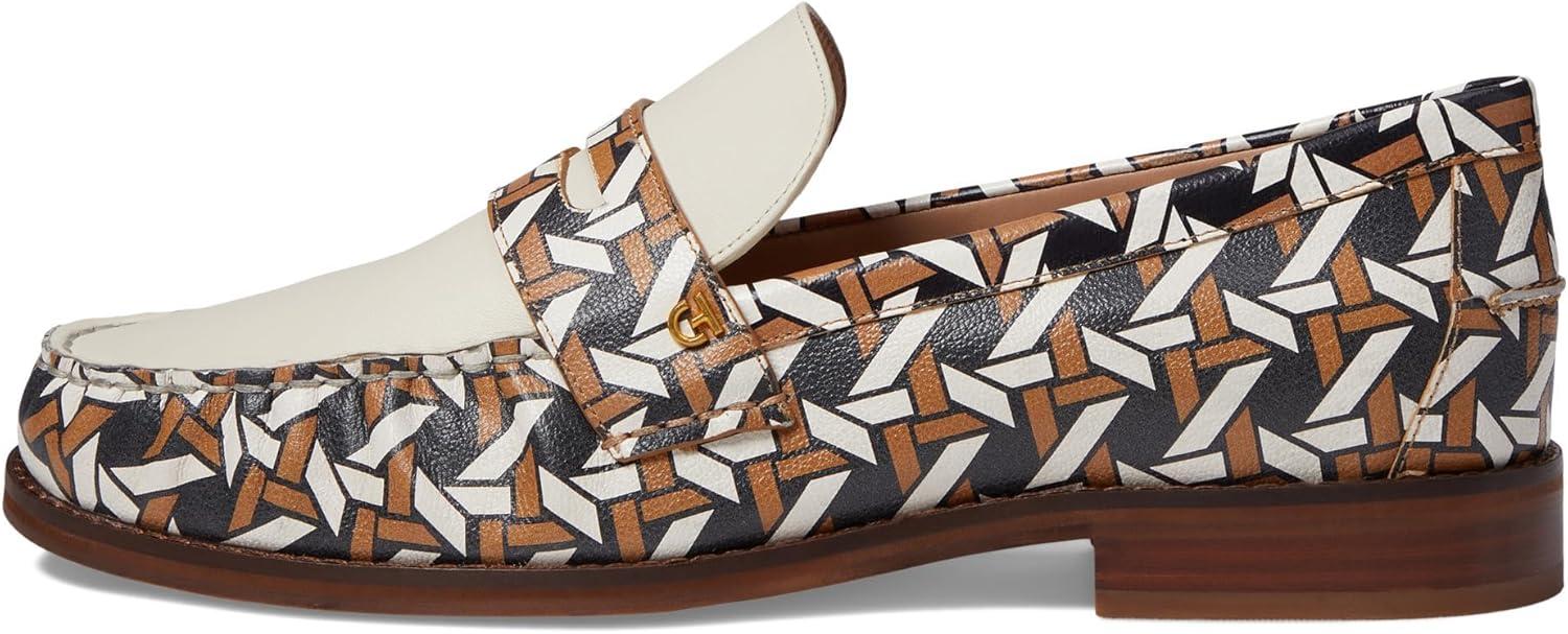 imageCole Haan Womens Lux Pinch Penny LoaferRattan Printed Leather