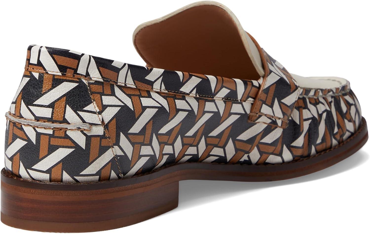imageCole Haan Womens Lux Pinch Penny LoaferRattan Printed Leather