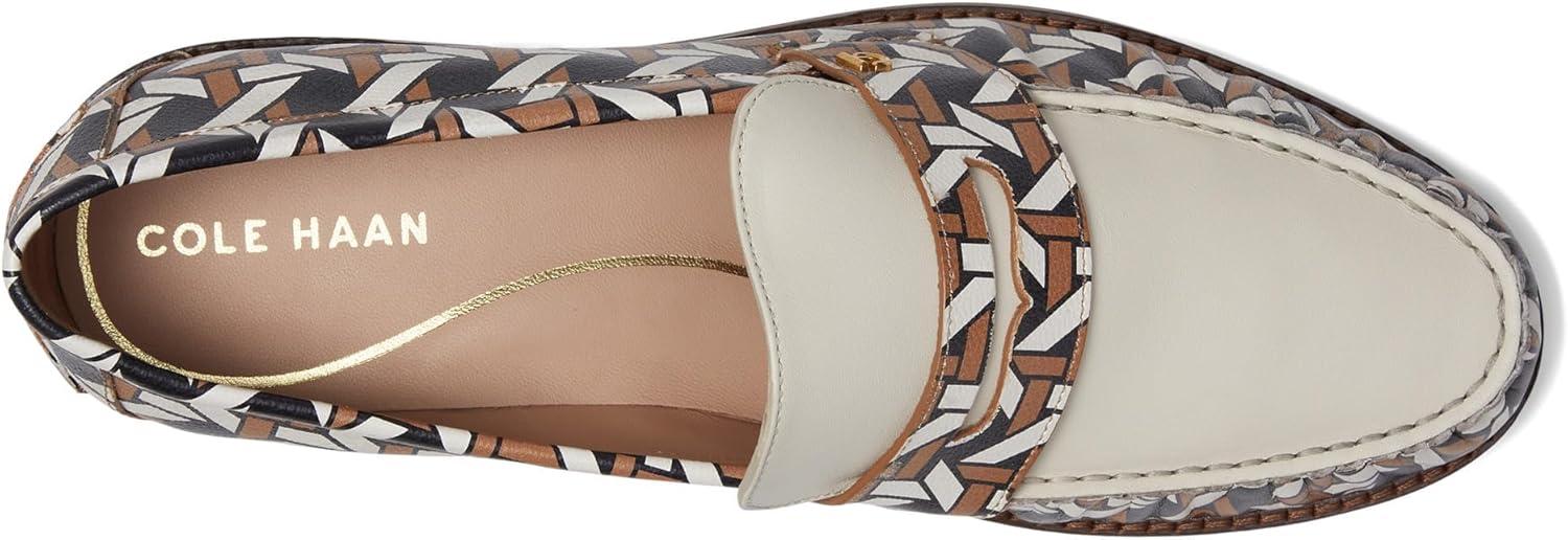 imageCole Haan Womens Lux Pinch Penny LoaferRattan Printed Leather
