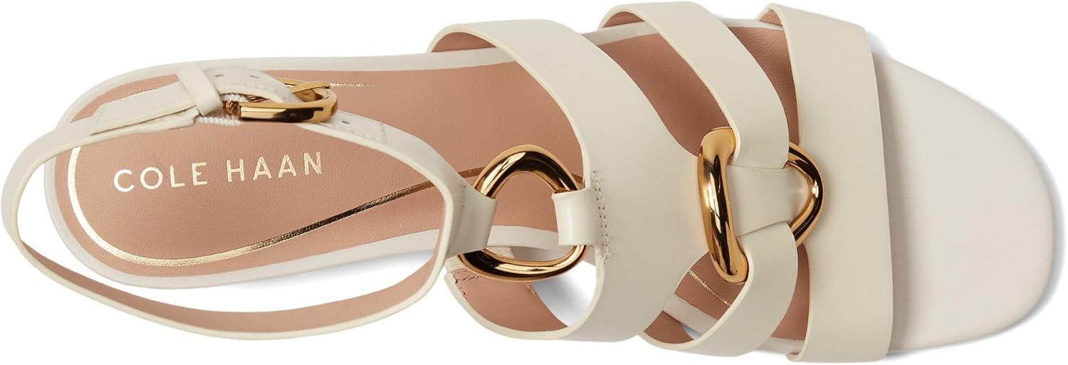imageCole Haan Womens Lyanna Link Ankle Strap SandalsIvory Ltr