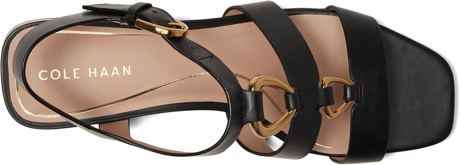 imageCole Haan Womens Lyanna Link SandalsBlack Leather