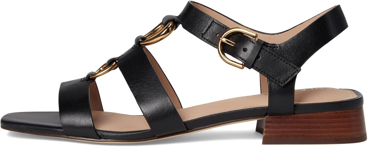 imageCole Haan Womens Lyanna Link SandalsBlack Leather
