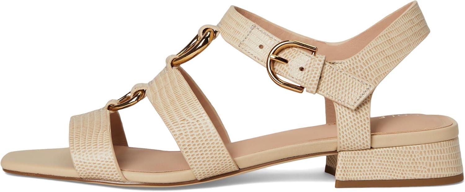 imageCole Haan Womens Lyanna Link SandalsOat Lizard Print Leather