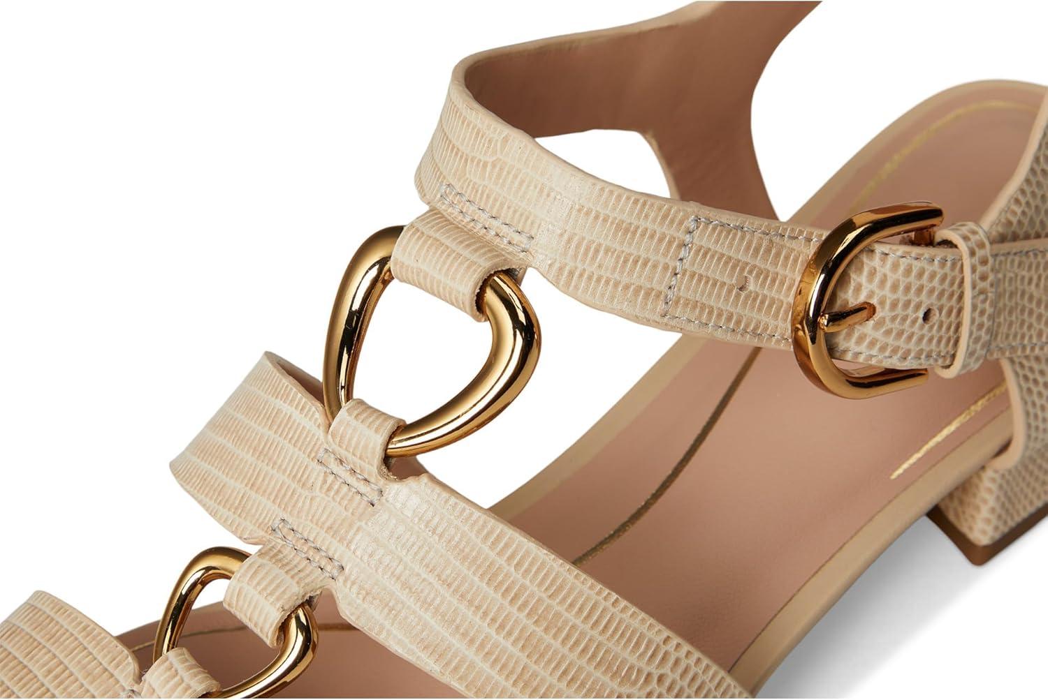 imageCole Haan Womens Lyanna Link SandalsOat Lizard Print Leather