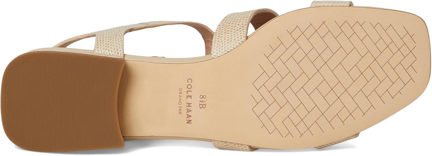 imageCole Haan Womens Lyanna Link SandalsOat Lizard Print Leather