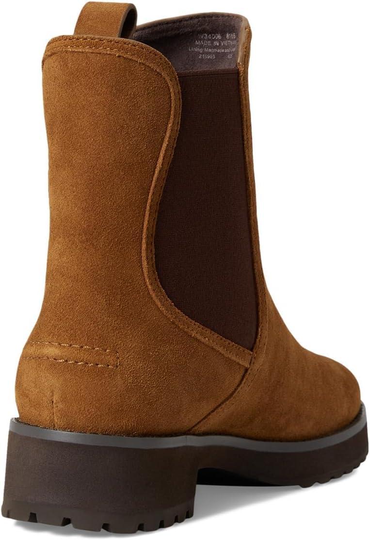 imageCole Haan Womens Lyndon Waterproof Chelsea Bootie BootTobacco Suede Wp