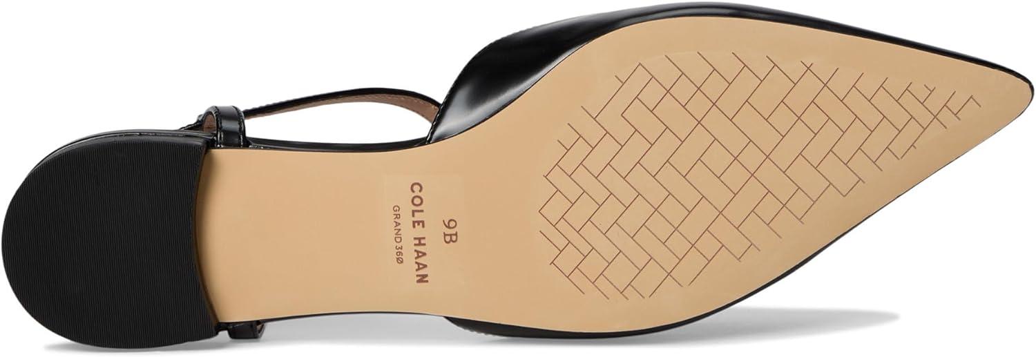 imageCole Haan Womens Marlah TStrap Ballet FlatsBlack Box Ltr