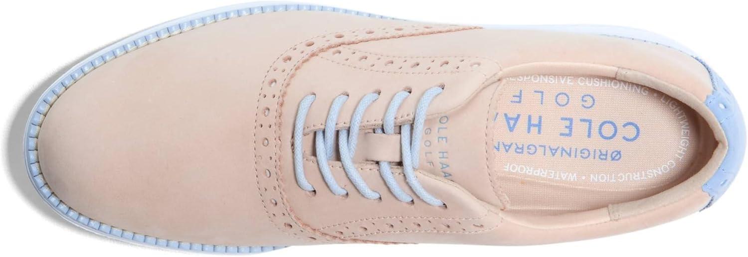 imageCole Haan Womens Original Grand Shortwing Golf OxfordBlchd TanVista Bl