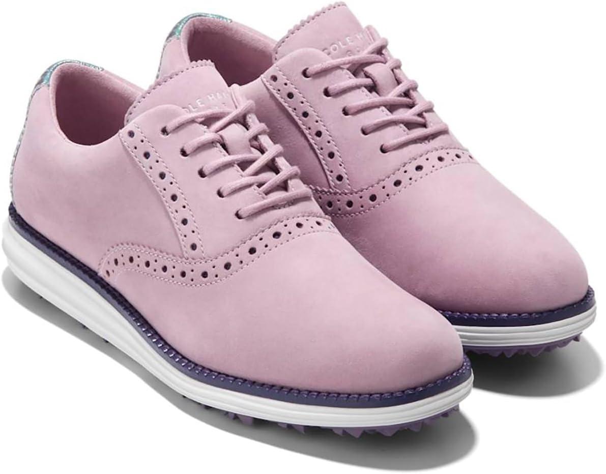 imageCole Haan Womens Original Grand Shortwing Golf OxfordMauve ShadowsWht