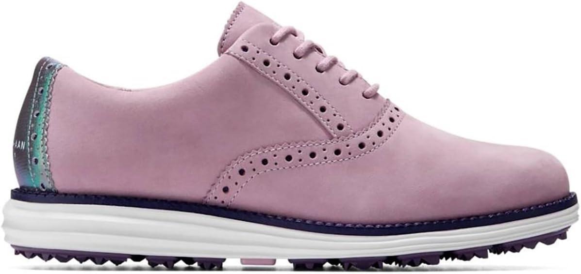 imageCole Haan Womens Original Grand Shortwing Golf OxfordMauve ShadowsWht