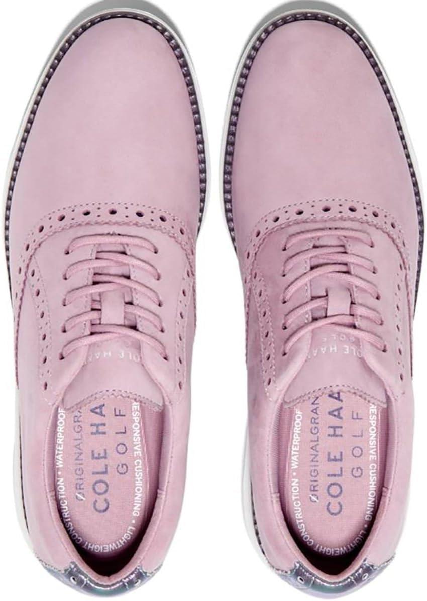 imageCole Haan Womens Original Grand Shortwing Golf OxfordMauve ShadowsWht