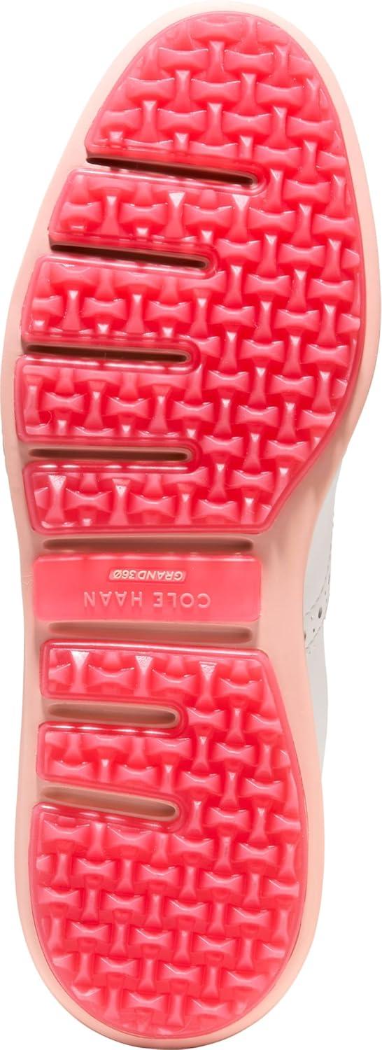 imageCole Haan Womens Original Grand Shortwing Golf OxfordWhtPeach Parfait