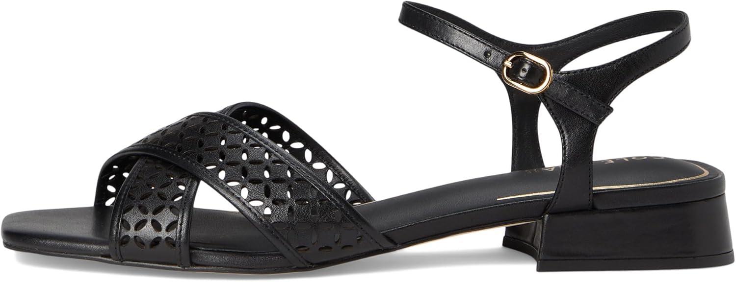imageCole Haan Womens Patie SandalsBlack Perf Ltr