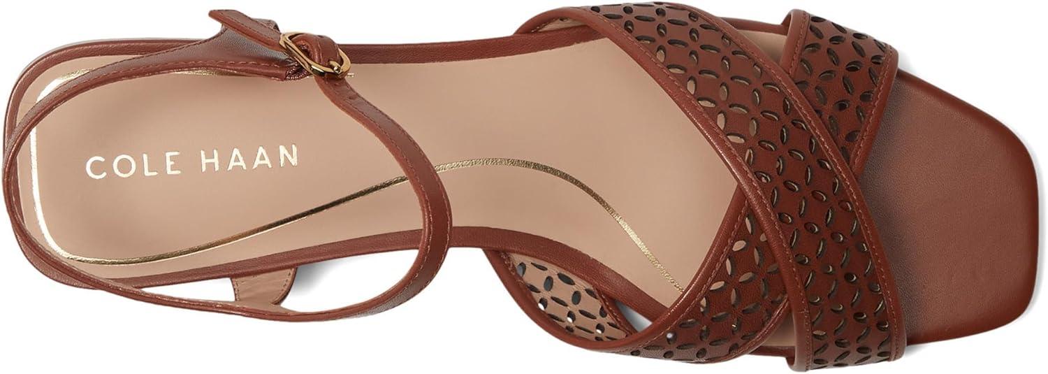 imageCole Haan Womens Patie SandalsDk Cuoio Perf Ltr