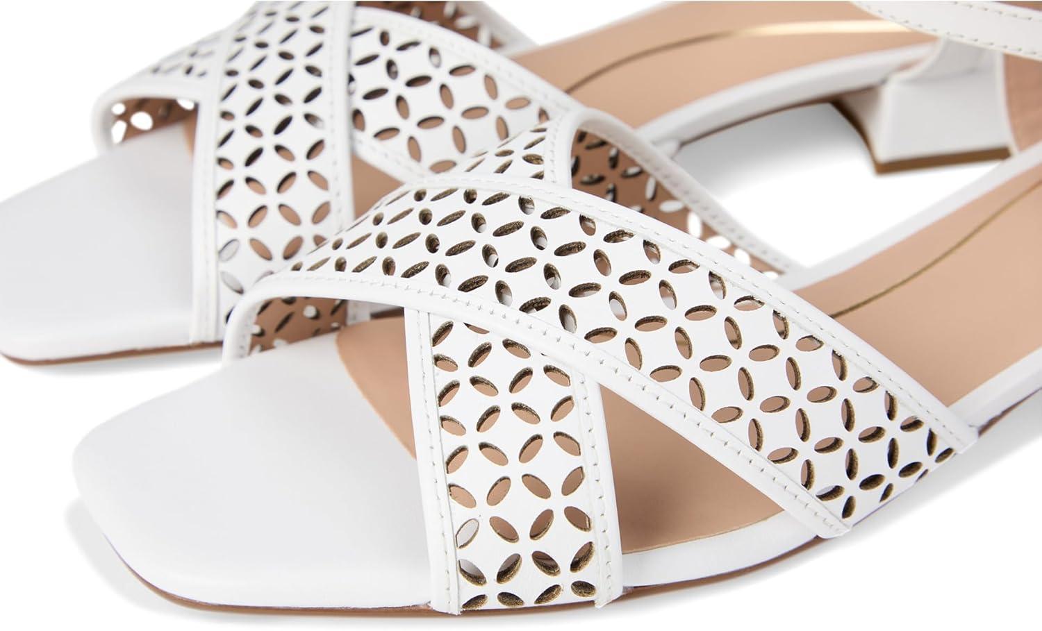 imageCole Haan Womens Patie SandalsWhite Perf Ltr